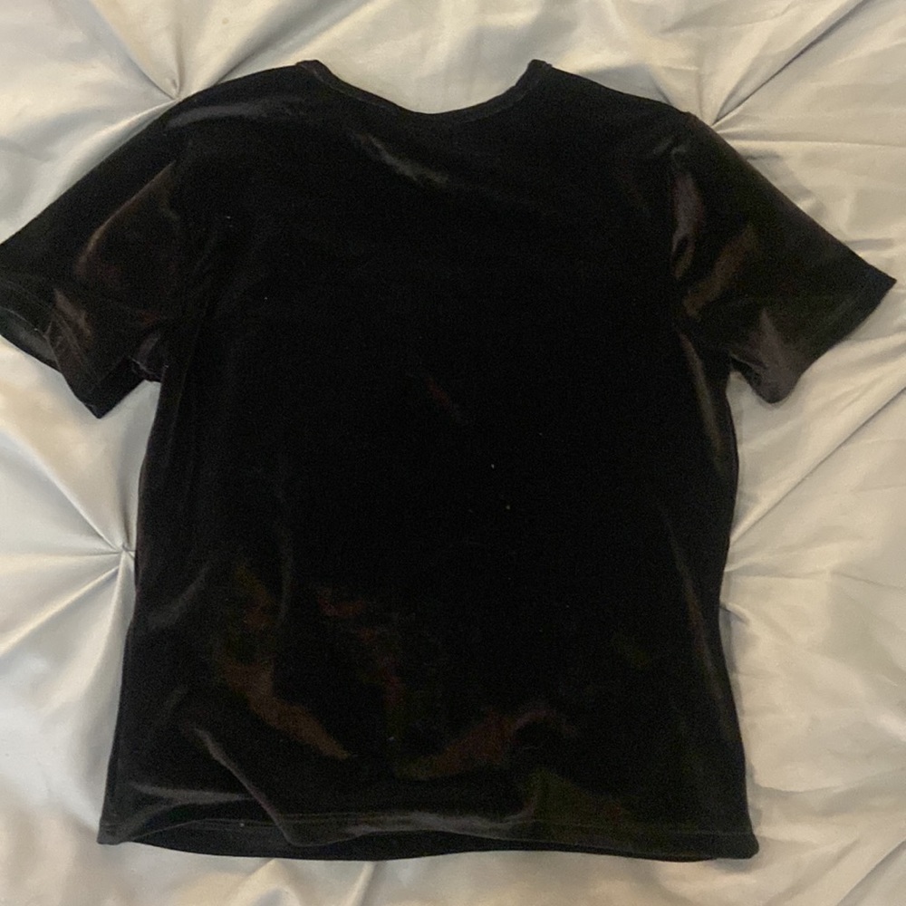 Velvet crop top from topshop. EUC. - Picture 3 of 3